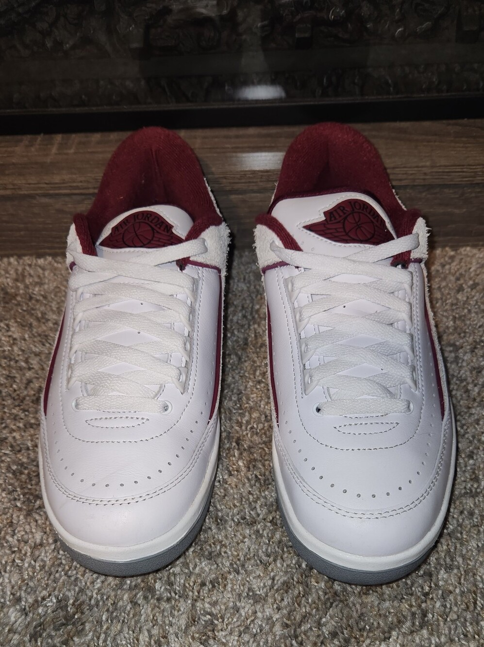 AUTHENTIC AIR JORDAN 2 LOW CHERRYWOOD SIZE 8.5